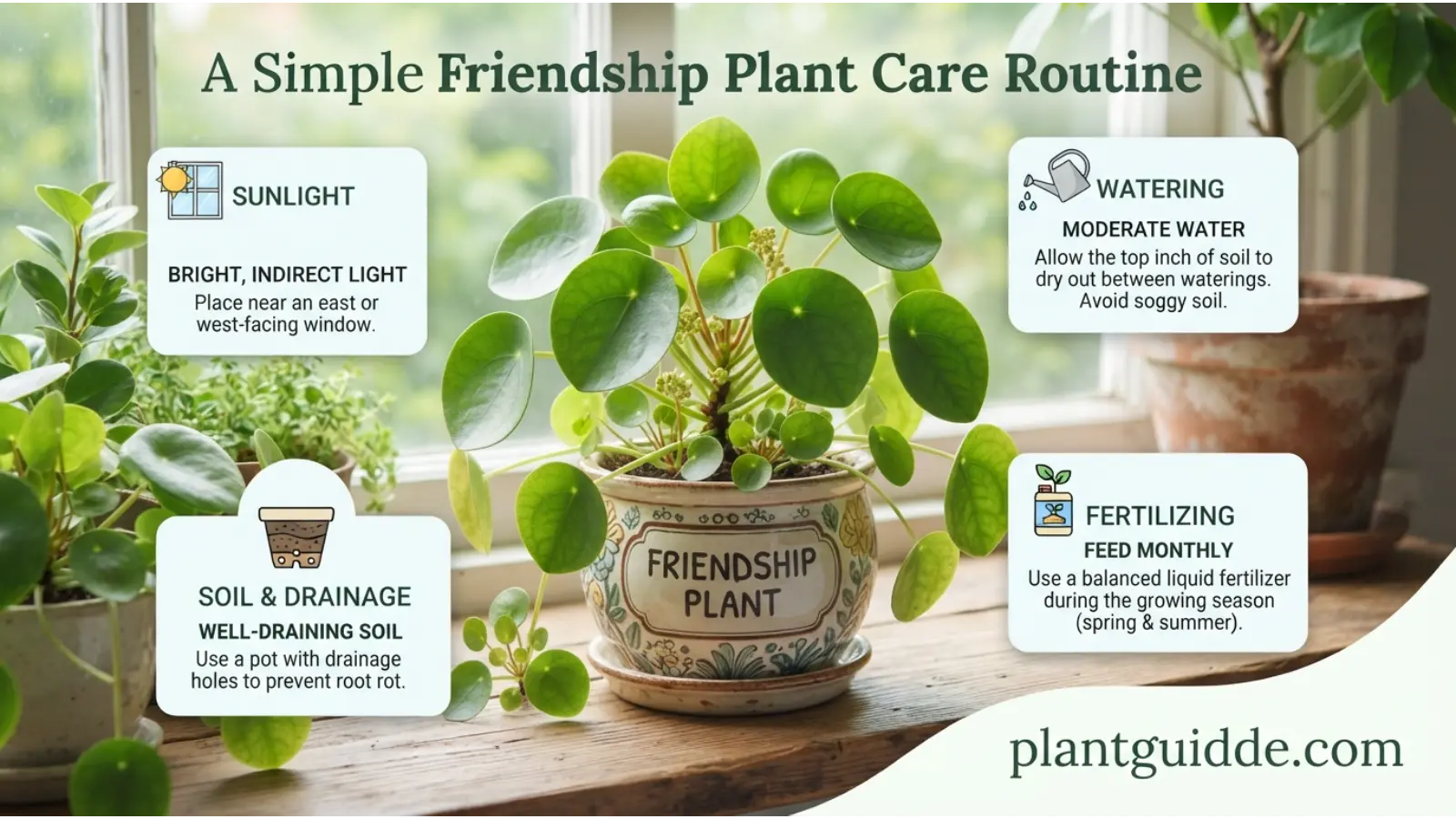Friendship Plant Care Routine