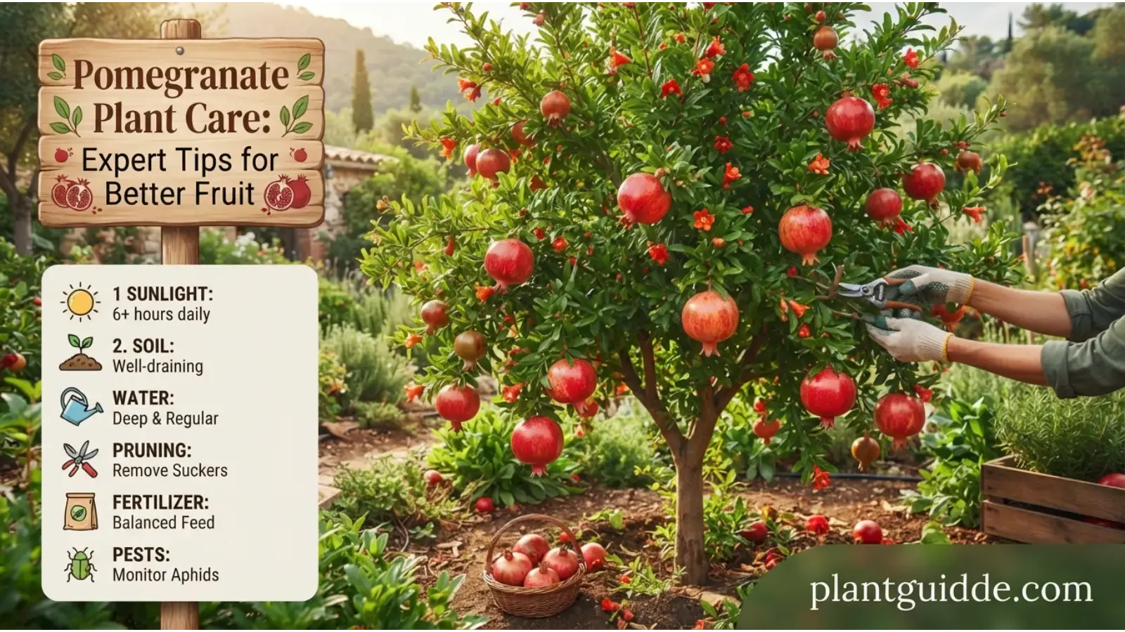 pomegranate plant care
