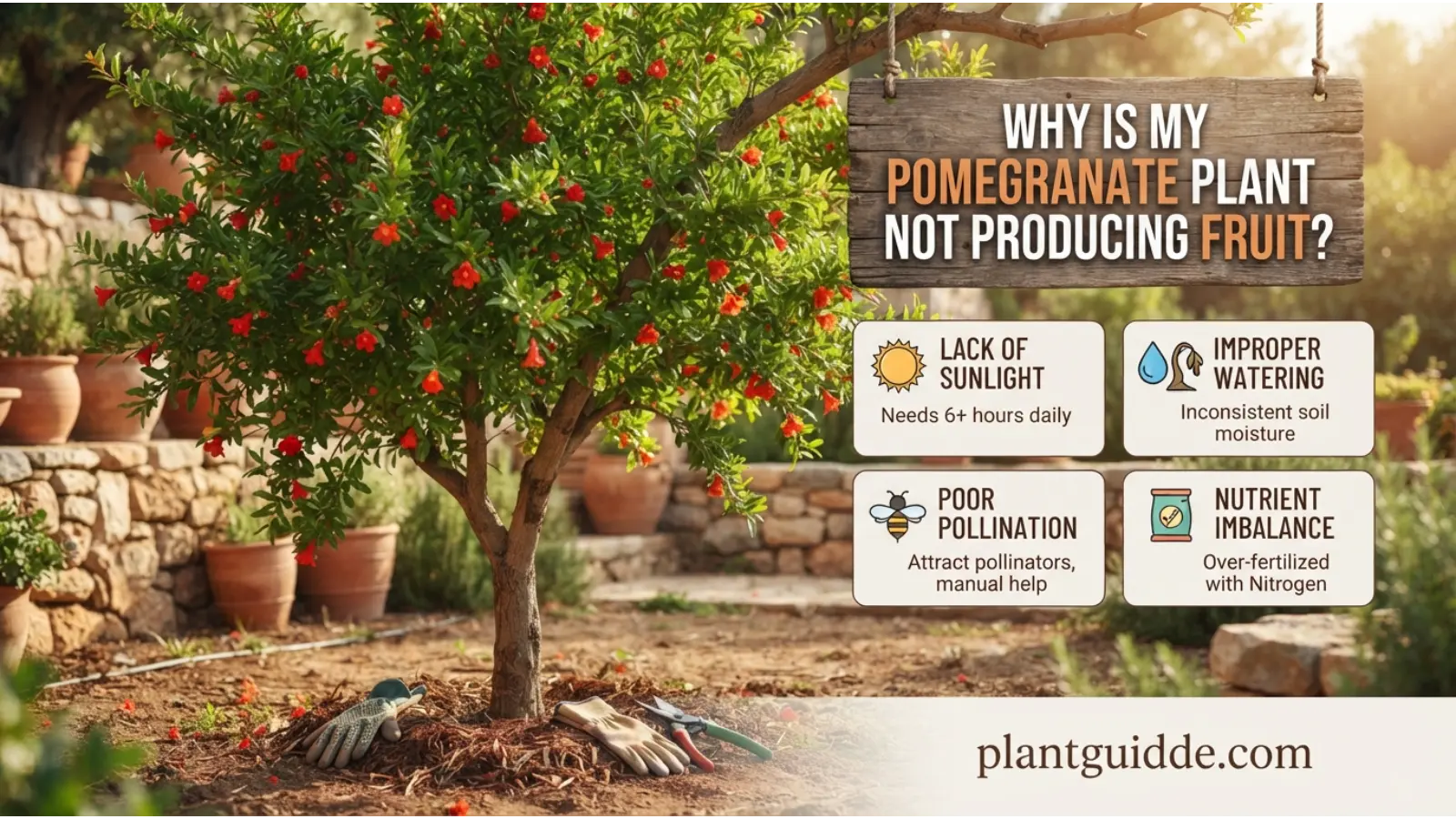 Pomegranate Plant Not Producing Fruit
