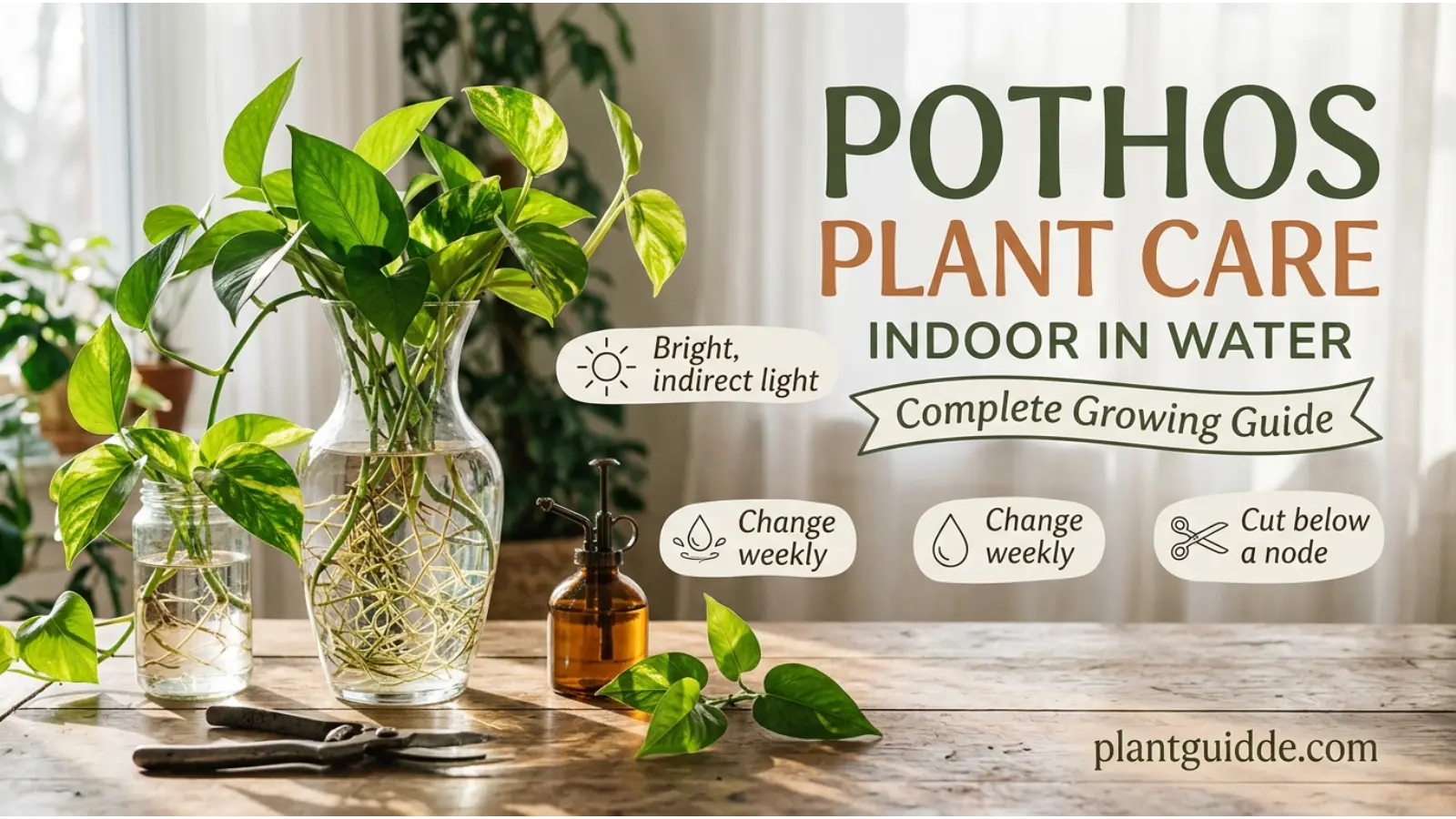 pothos plant care indoor