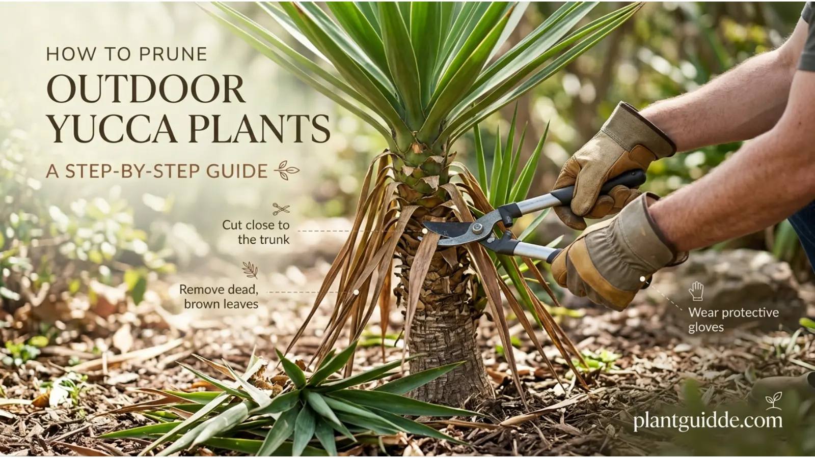 Pruning Outdoor Yucca Plants