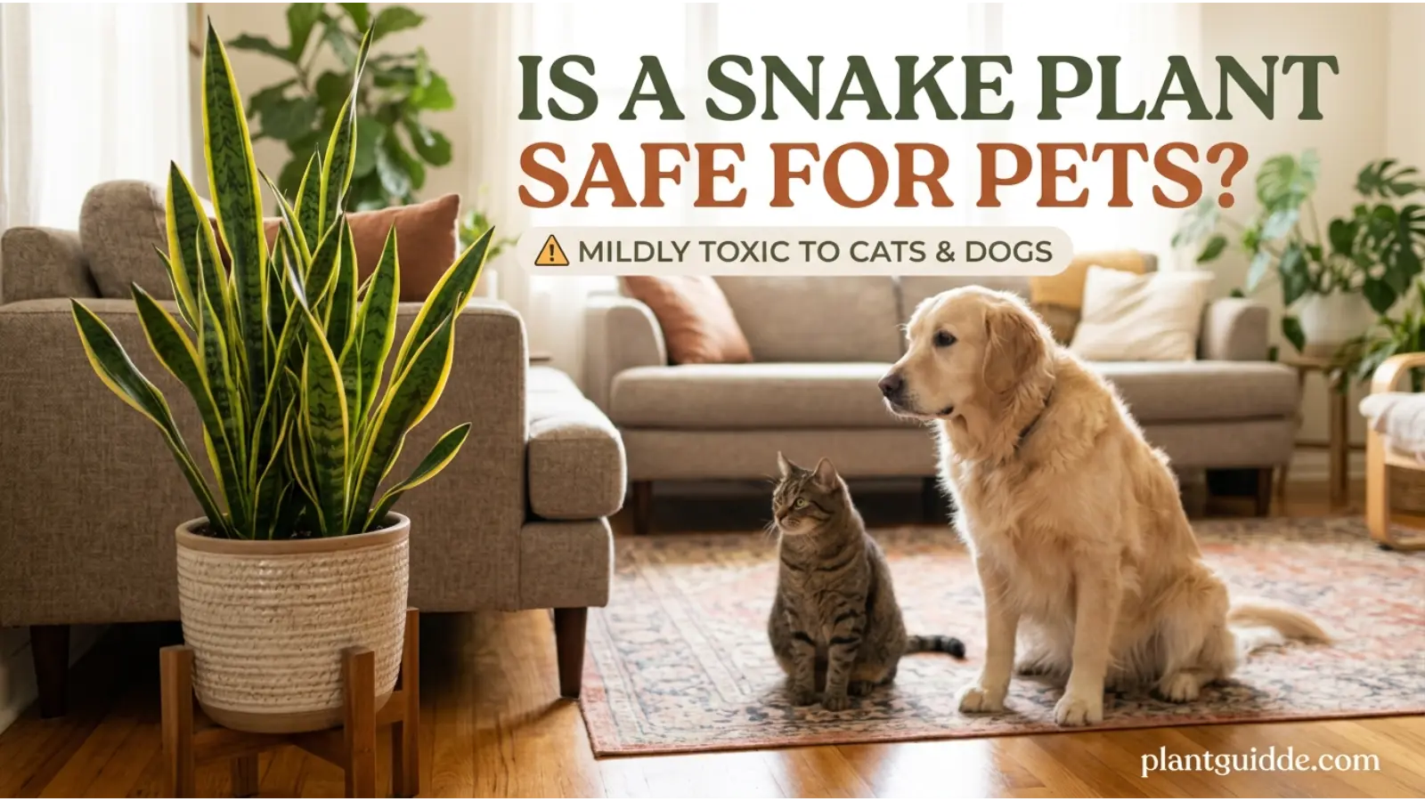 Snake Plant Safe for Pets
